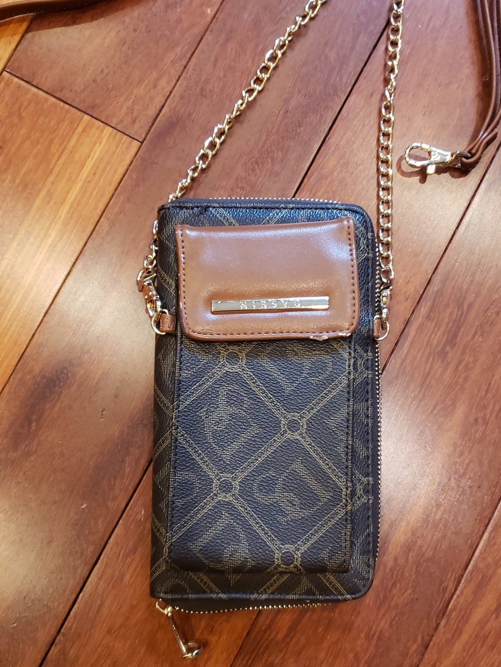 Zip Around Crossbody Wallet. Dasein Brand. Wristlet